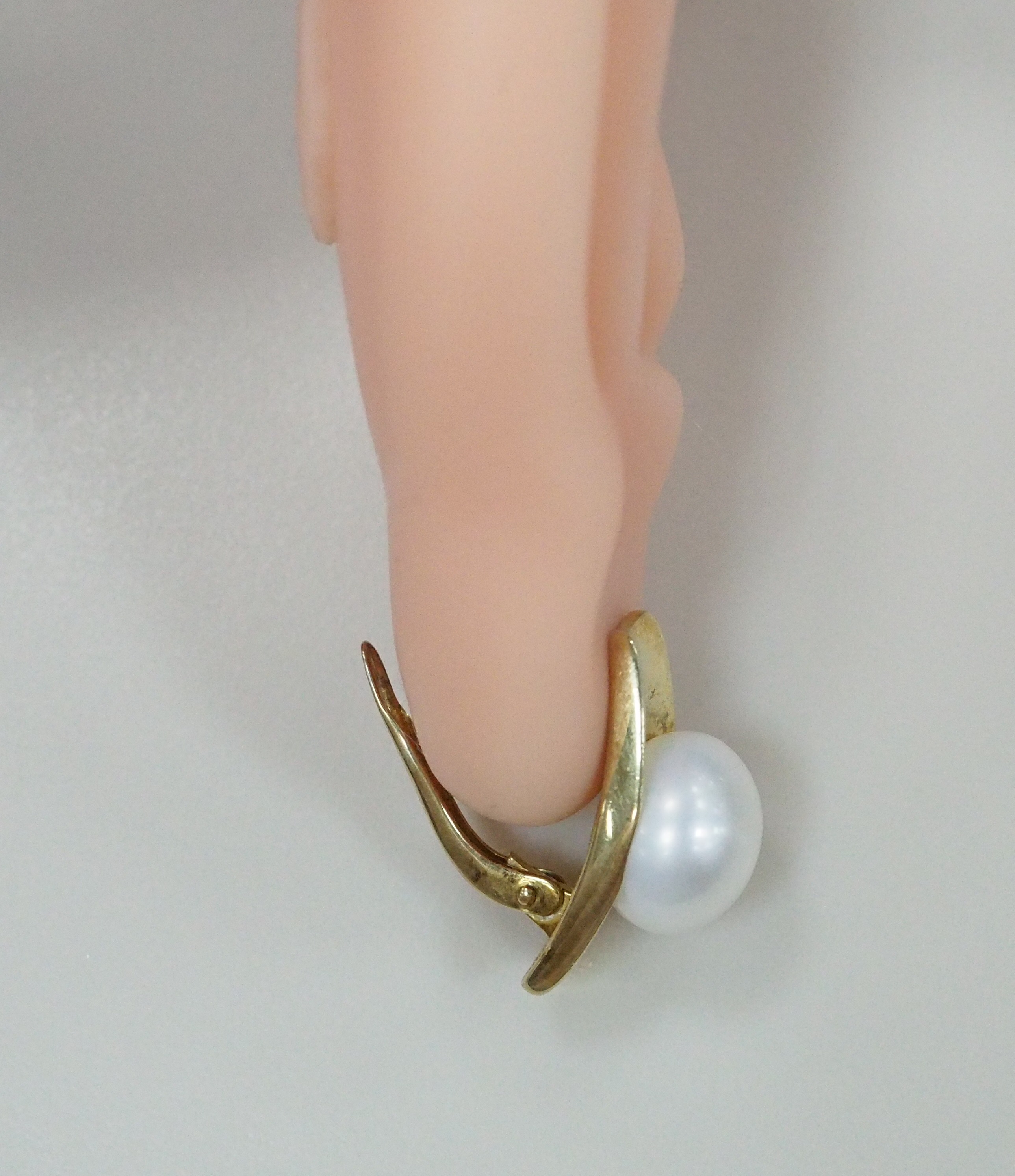 Серебряные серьги с жемчугом